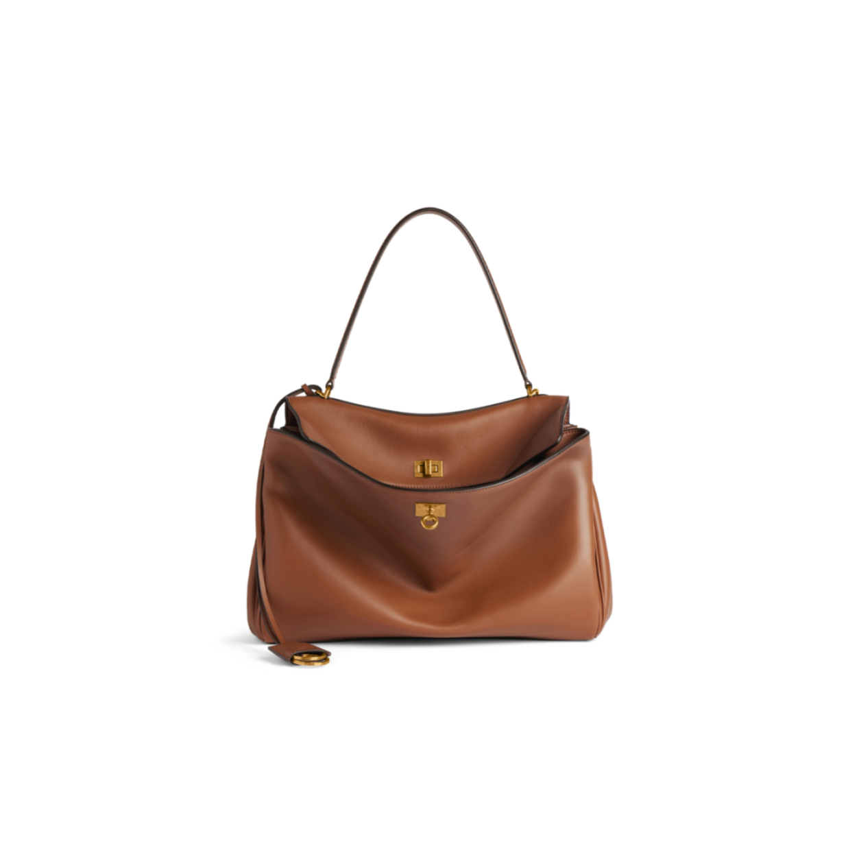 Ba1en*iaga women''s rodeo handbag medium in new tan 7897722aa4v2237 (35*23.5*11cm)